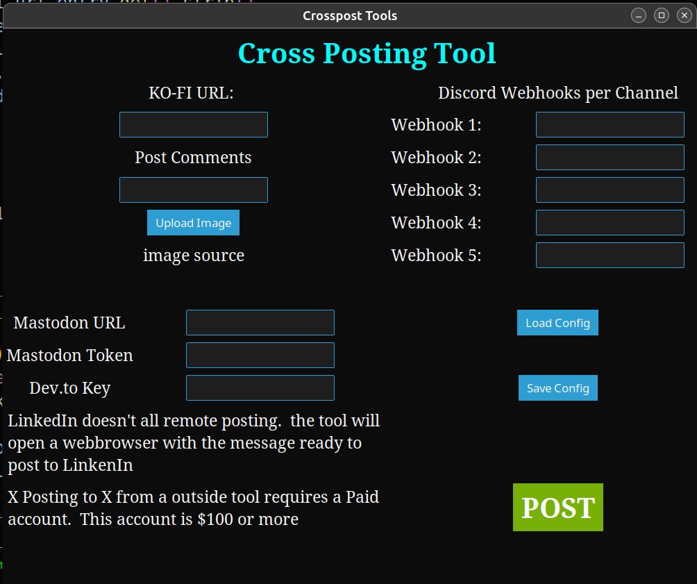 Cross Posting App